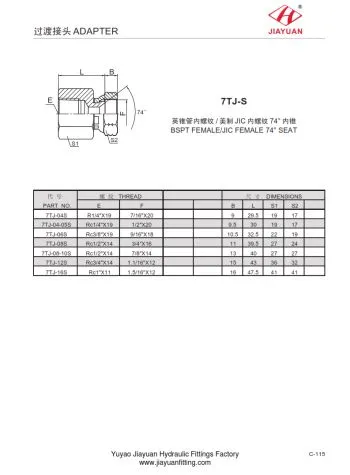 Conector scaun feminin JIC BSPT